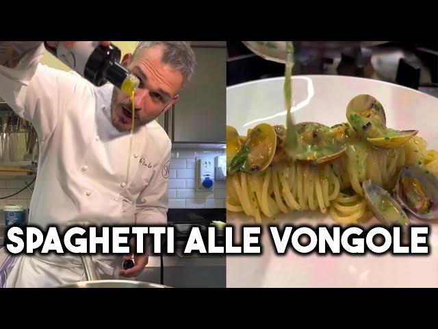 Spaghetti alle vongole  Chef Roberto Di Pinto