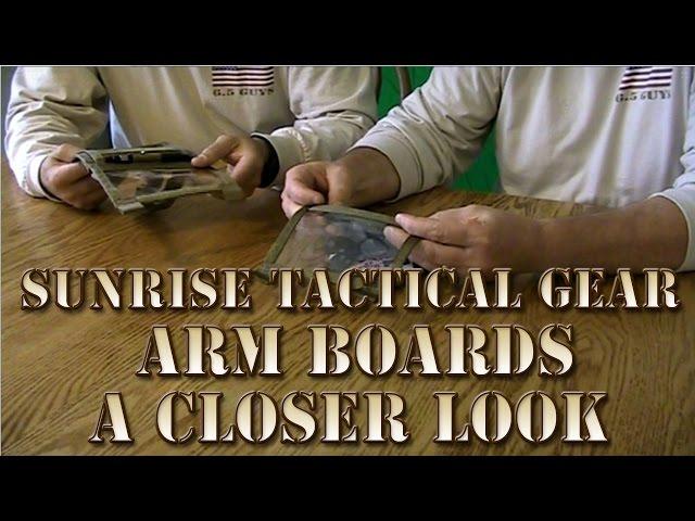 S1 - 03 - Sunrise Tactical Gear - Arm boards / Wrist Coach, A Closer Look