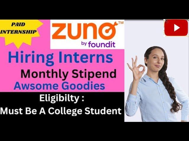 Zuno Summer Internship Program | Earn ₹20,000 Stipend | Pre-Placement Offer ||Multiple Job Locations