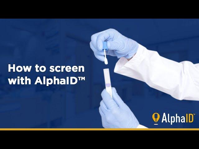 How to screen with AlphaID™ | Alpha-1 screening test