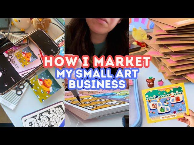 How I Market My Small Art Business Using Social Media ️ Marketing For Artists Small Biz Owner