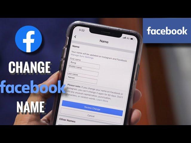 How To Change Facebook Name Easy And Fast 2021