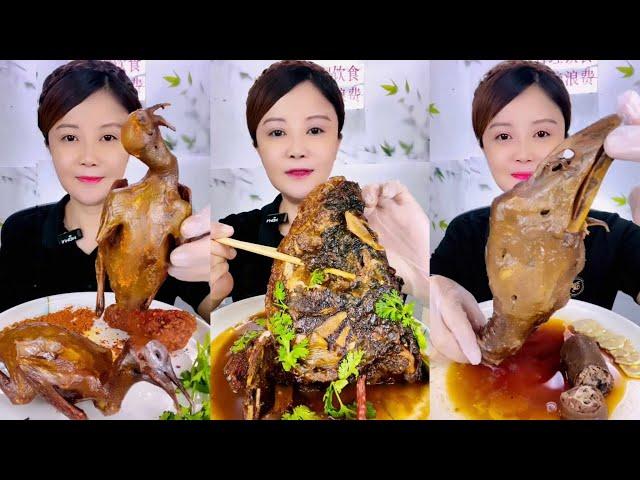 ASMR | Eating Delicious Special Spicy Dishes,FISH Head | Fried Pigeon,Duck Head |Mukbang Eating Show