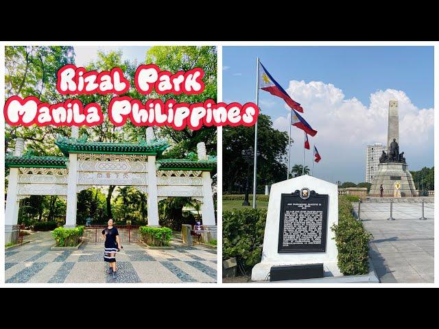 PH TOURIST SPOT: RIZAL PARK | LUNETA PARK | ERMITA MANILA PHILIPPINES | JOY WANDERS