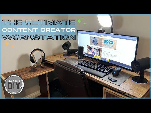 Ultimate Content Creator Computer Desk Set Up