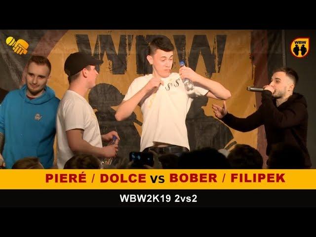 Bober/Filipek  Pieré/Dolce  WBW 2019 2vs2 (freestyle rap battle)