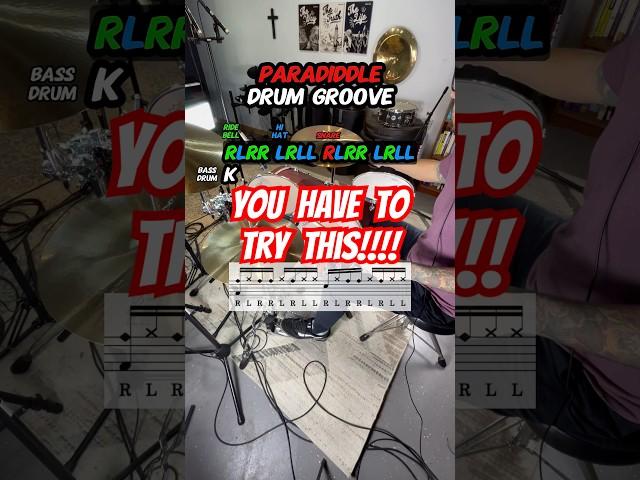Improve Your Drumming with THIS Paradiddle DRUM Groove EXERCISE #drums