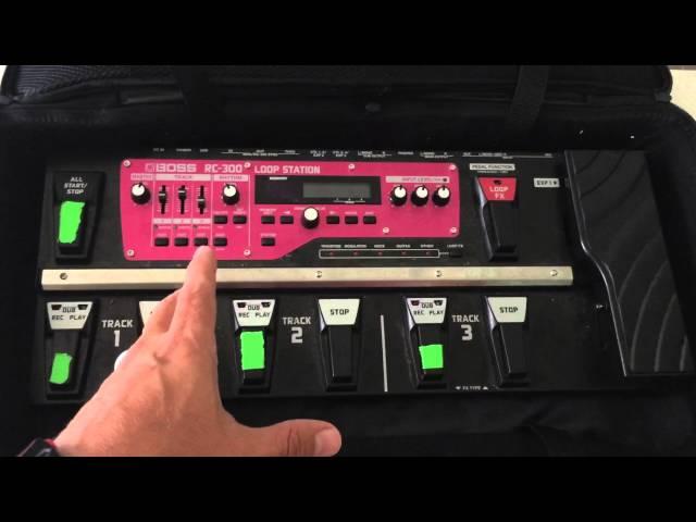 boss RC300 - how i set it up and use it live