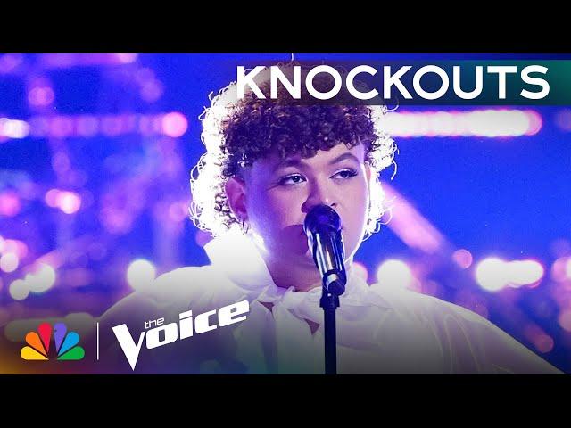 Jose Luis Is a Star on Ariana Grande's "we can't be friends" | The Voice Knockouts | NBC