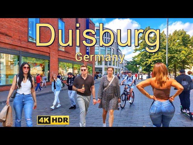 Duisburg Germany/tour in Duisburg one of the most beautiful cities in NRW in Germany 4k HDR