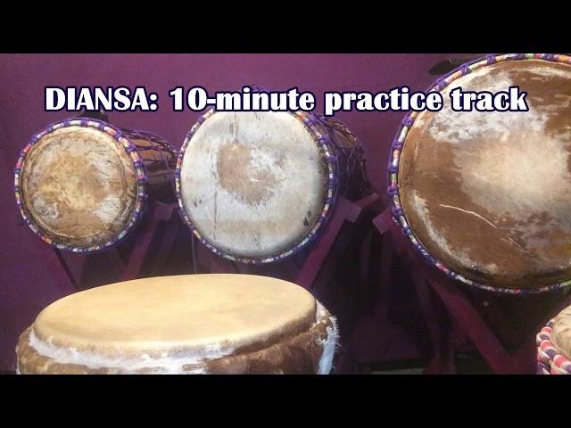 Diansa: 10-minute practice track (105 bpm)