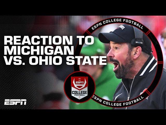 REACTION to The Game: Michigan defeats Ohio State (@HomeDepot) | The CFB Show