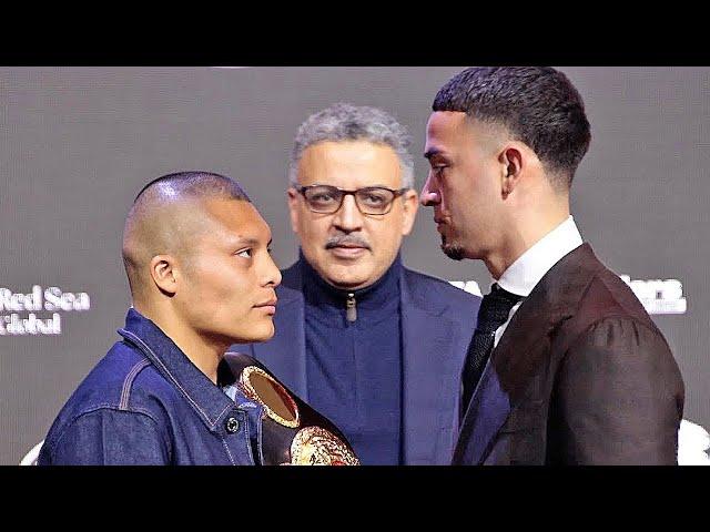 Pitbull Cruz INTENSE stare down of Rayo Valenzuela in first face off • Cruz vs Valenzuela