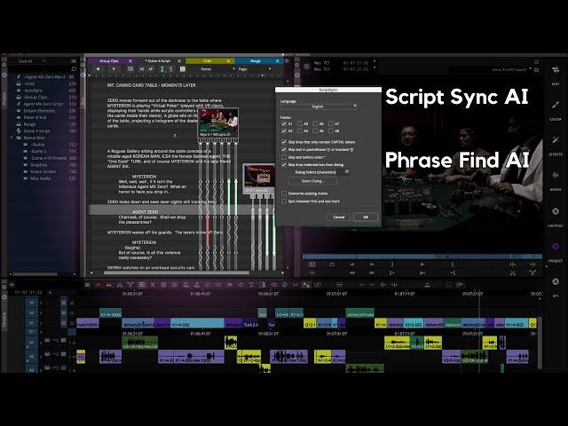 Media Composer 2023: ScriptSync AI & PhraseFind AI