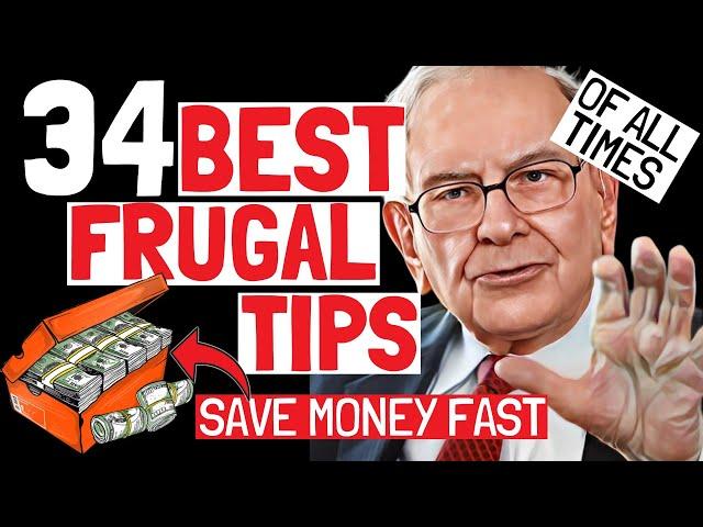 34 FRUGAL LIVING TIPS That REALLY WORK  Warren Buffett's Saving Money Habits