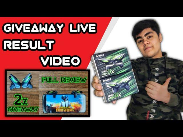 Giveaway Live Stream | Spinbot Triggers Giveaway Result | Winner 1