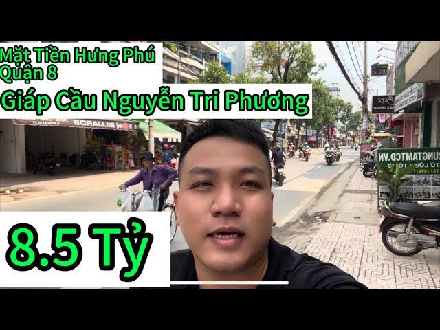 Quận 8 8.5 tỷ đường hưng phú 3.15mx13m 40m2 4 tầng lề 4m tiện kinh doanh #nhaphonhatanh