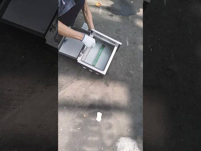 Install the electric box for the power transformer#powertransformer#install#powersource#yubian