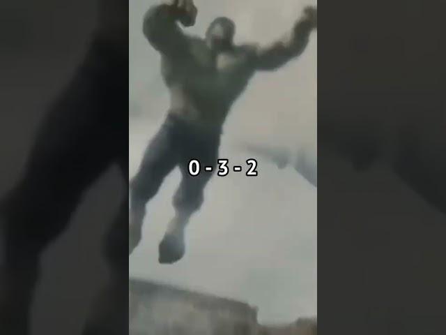 HULK vs INCREDIBLE HULK vs AVENGERS HULK #shorts #marvel #hulk #incrediblehulk #trending #mcu #
