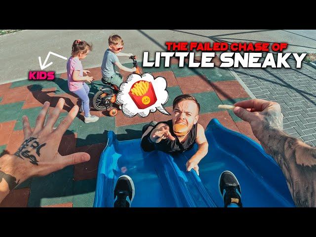 I FAILED to CHASE Little Sneaky! (Funny in REAL LIFE)