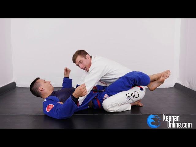 HOW TO ESCAPE THE MOST COMMON JIUJITSU ATTACK  - The closed guard escape. KEENANONLINE.COM