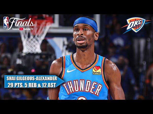 SGA Game 7 DOUBLE-DOUBLE Leads Thunder to title | 2025 NBA Finals