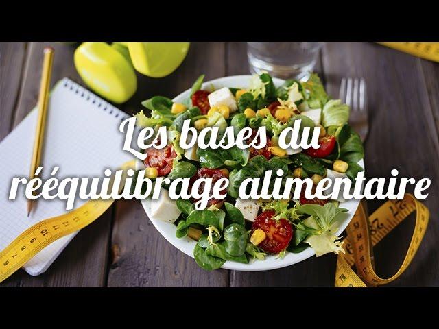 Les bases d’un rééquilibrage alimentaire