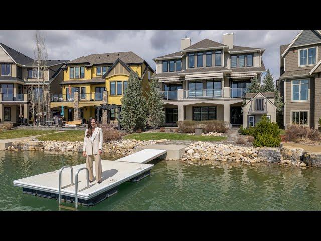 Luxury living: Mahogany lakefront estate home tour