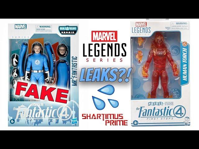 LEAKS?! - Marvel Legends Mr. Fantastic & Human Torch Fantastic Four 2025 Movie Hasbro Action Figures