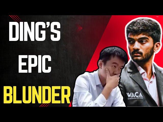 What was the blunder from Ding Liren which gave Gukesh the World Chess Championships? | Sports Today