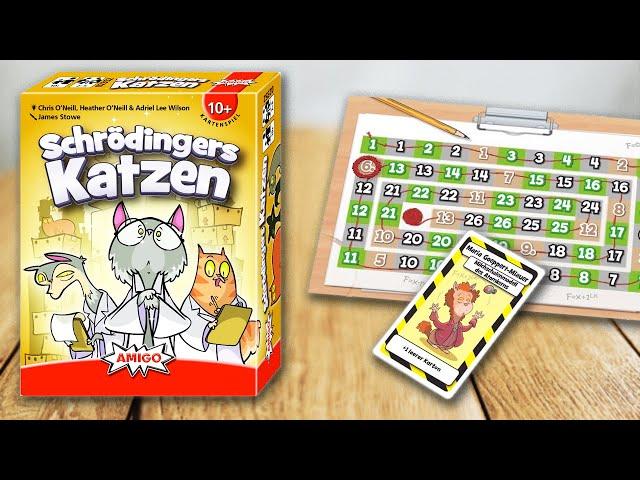 SCHRÖDINGERS KATZEN - Spielregeln TV (Spielanleitung Deutsch) - AMIGO