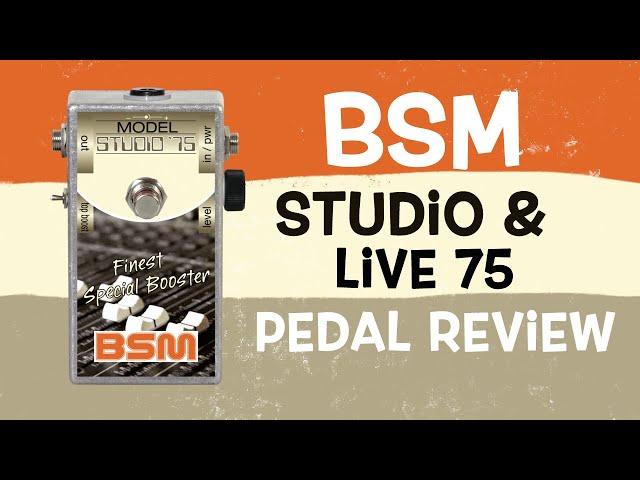 BSM Studio and Live 75 pedal review (Sound like Ritchie Blackmore)