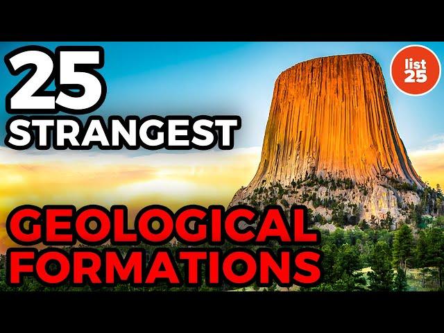 25 Strangest Geological Formations On Earth