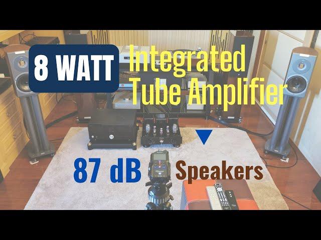 Can 8 Watt Integrated Amplifier drives 87 dB speakers [ Willsenton R300 - Audiovector R1 Arrete ]