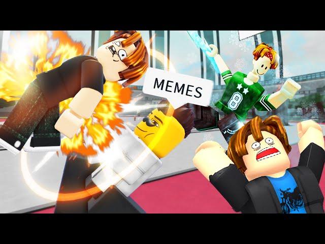 ROBLOX Heroes Battlegrounds Funny Moments Part 4 (MEMES) ‍️