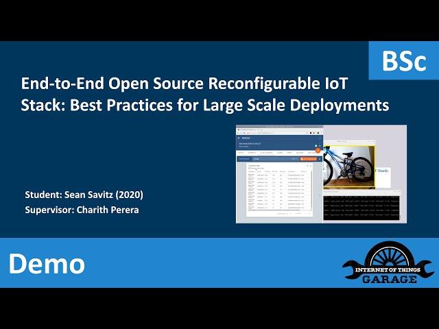 [Demo] End-to-End Open Source IoT Stack: Best Practices for Large Scale Deployments