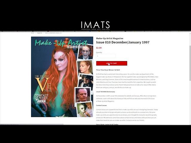 Shopping at IMATS Virtual!