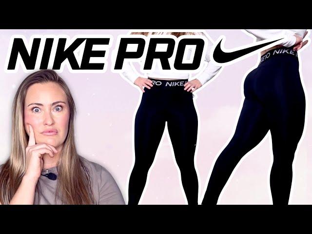 NIKE WORTH THE HYPE? NIKE PRO WOMEN'S MID RISE 7/8 LEGGING TRY ON REVIEW HAUL