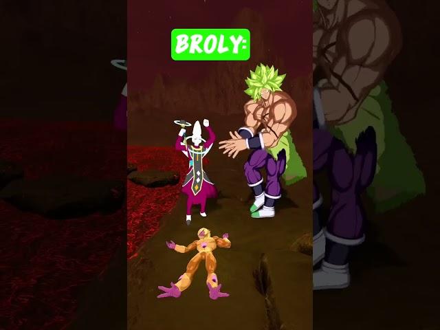 Gogeta Vs Broly Be Like #anime #dragonball #gogeta #broly