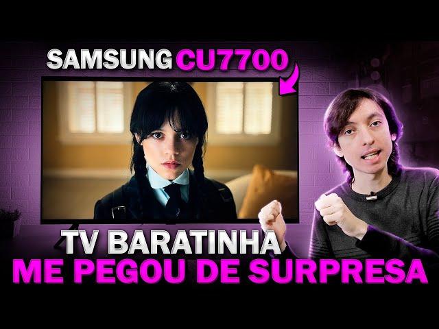 NÃO ESPERAVA ISSO DA CU7700  - TV 4K mais BARATA da SAMSUNG para 2023 vale a pena?