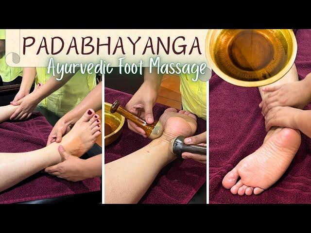 PADABHAYANGA foot massage: Benefits, Procedure, Kansa Wand  | Ayurvedic treatment for heel pain