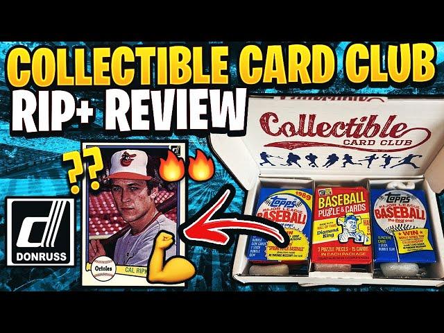 Collectible Card Club Rip and Review | Month #3 Vintage Baseball Platinum Repack Box