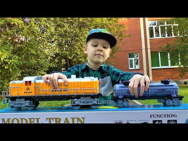 Big big TRAIN and RAILWAY Toy for boys Videos about trains for kids