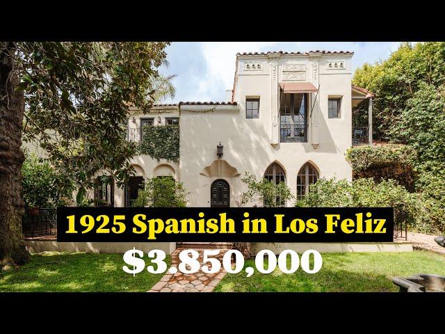 1925 Spanish Colonial Revival in Los Feliz For Sale- $3,850,000