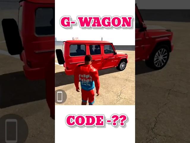 Finally G- WAGON cheat code in indian bikes driving 3d | G- Wagon ka cheat code #shorts #viral