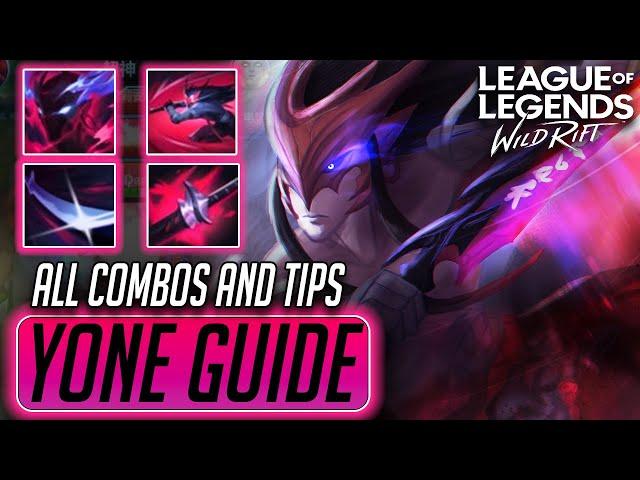 WILD RIFT YONE GUIDE *NEW* CHAMPION BEST TIPS AND TRICKS