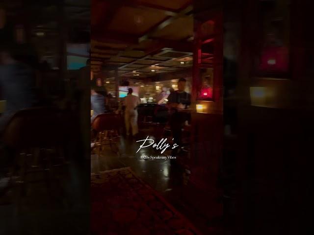 Polly’s Speakeasy. NYC bar. Midtown Manhattan. 1920s. Gatsby. Prohibition Bar.