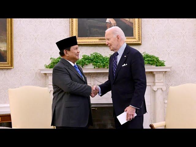 Presiden Prabowo Bertemu Presiden Joe Biden di Gedung Putih, Washington DC, 12 November 2024