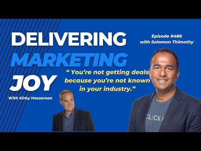 DMJ Ep 486 with Solomon Thimothy You’re not getting deals because you’re not known in your industry