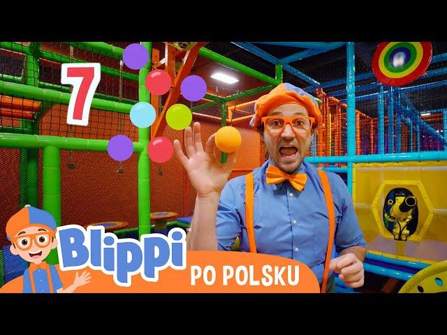 Kształty i kolory na sali zabaw | Blippi po polsku | Nauka i zabawa dla dzieci